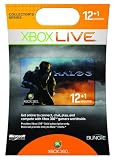 Xbox 360 Live 12 Month Halo 3 Gold Card