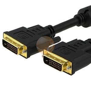 Premium Digital DVI-D Male to Male (M/M) Cable (6 ft / 2 meter) fits Sony PS3