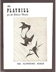 Entertainment Memorabilia: Clifford Odets "THE FLOWERING PEACH" Menasha Skulnik / Janice Rule 1955 Playbill