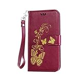 Galaxy J5 手帳型 OMATENTI 本革 カバー カードポケット スタンド機能 マグネット式 アイフォン Samsung Galaxy J5 用 財布型 カバー [強化ガラスフィルムを無料で