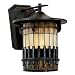Quoizel TFAR8412BE Autumn Ridge 16-Inch Large Wall Lantern with Tiffany Glass, Bergamo Finish