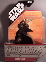 STAR WARS BATTLE PACKS UNLEASHED YOUNG JEDI DARTH VADER FIGURE