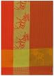 Waffle Weave 100% Cotton Moose Orange Dishtowel 18" X 28" Set / 6