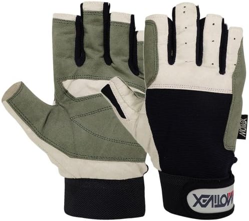 Men's Sailing Gloves White/Blue