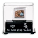 Mounted Memories Chicago White Sox 2005 World Series Champions Game Used Dirt w/ Logo Display Case