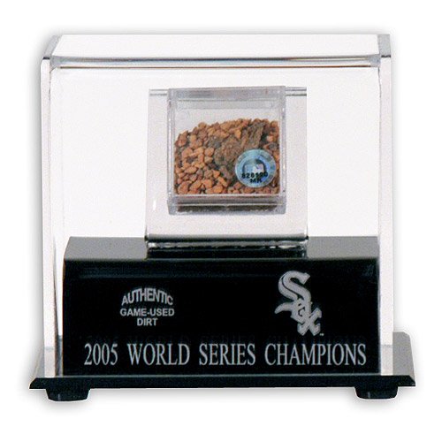 Buy Mounted Memories Chicago White Sox 2005 World Series Champions Game Used Dirt w  Logo Display Case by Mounted Memories