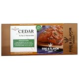 FIRE & FLAVOR Gourmet Grilling Planks, Cedar, 2-Count Packages (Pack of 3)