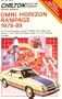 Omni/Horizon Rampage, 1978-89 (Chilton's Repair Manual (Model Specific))