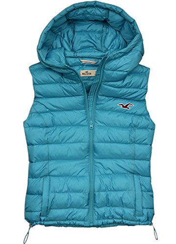 (ホリスター) Hollister Co. レディース ジャケット アウター フード付き ダウンベスト(down vest) 中綿ベスト [並行輸入品]