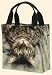 Peculiar Perspective Cat Canvas Tote Gym Shopping Bag