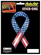 Patriotic Ribbon Vinyl Decal