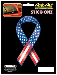Patriotic Ribbon Vinyl Decal