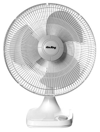 Air King 16-Inch 1,710 CFM 3-Speed Oscillating Table Fan