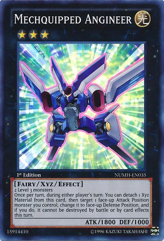 Yu-Gi-Oh! - Mechquipped Angineer (NUMH-EN035) - Number Hunters - 1st Edition - Super Rare On Sale