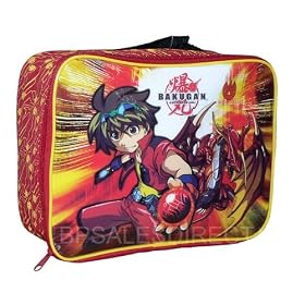 BAKUGAN BATTLE BRAWLERS KIDS BOYS INSULATED SCHOOL LUNCH BAG - BRAND NEW