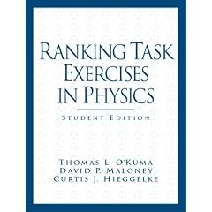Ranking Task Exercises in Physics: Student Edition (Prentice Hall Series in Educational Innovation)