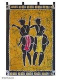 Review Novica  / Batik wall hanging, 'Way to Womanhood'