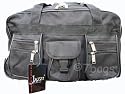 Wheeled Holdall 30 inch Black Luggage Bag on Wheels 605K
