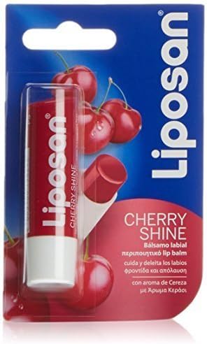 Labello Liposan Fruity Shine CHERRY Care Lip Care Balm 4.8gr Lipcare Pack of 3 by Liposan