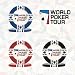 50 World Poker Tour 11.5g Clay-Filled Poker Chips