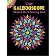 Easy Kaleidoscope Stained Glass Coloring Book (Dover Little Activity Books)