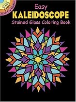 Easy Kaleidoscope Stained Glass Coloring Book (Dover Little Activity Books)