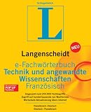 Langenscheidts Fachw�rterbuch Technik und angewandte Wissenschaften. Franz�sisch. CD-ROM f�r Windows ab 95 - 