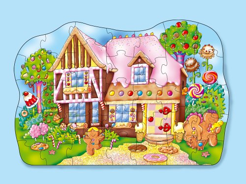 Childrens Toyshop  Toys : Orchard Toys Gingerbread House Puzzle