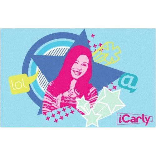 iCarly Blue Pink Bedroom Floor Mat Rug OFFICIAL