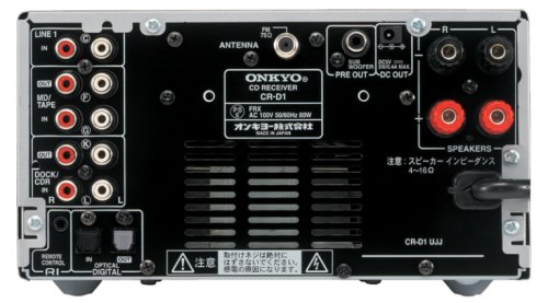 Cover image : ONKYO CD/FMチューナーアンプ 60W＋60W CR-D1(S) /シルバー