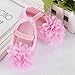 Hot Sale!Canserin Baby Girl Chiffon Flower Elastic Band Walking Shoes