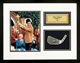 Tony Jacklin Autographed Golf Club Head with 8 x 10 Framed Photograph from Pro Tour Memorabilia