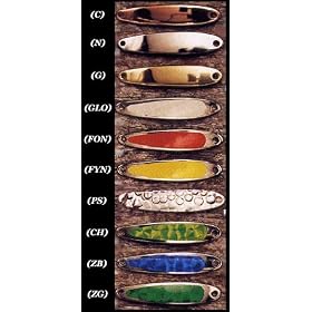 BAY DE NOC (2GLO ) Ice Lures/Lure Kits SWEDISH PIMPLE 1/10 OZ GLOW