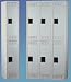 Double Tier Six Locker Unit, Medium Gray, 36w x 18d x 72h (TNNDTS121836CMG) Category: Lockers