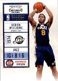 2010 11 Playoff Contenders Plates & Patches Basketball Card # 25 Deron Williams Utah Jazz In a Protective Screwdown Display Case!