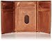 Rico Industries NCAA Embossed Leather Trifold Wallet, Oregon Ducks, 3.25 x 4.25 inches