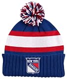 NEW YORK RANGERS Throwback Knit Beanie Hat Vintage Cuffed Pom Knit By Reebok