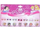 Disney Princess Stick on Earrings and Rings Set