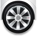 Radzierblenden Radkappen Radabdeckung 15" Zoll #20 SILBER ABS