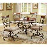 5-Pc. Hamilton Dining Set - (1) 697-413 Dining Table & (4) 697-435 Swivel Arm Chairs