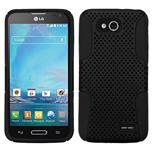 MyBat Astronaut Phone Protector Cover for LG Optimus L90 - Retail Packaging - Black