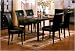 7 Piece Black Soho Dining Table Set