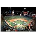 New York Mets (Shea Stadium) Sports Poster Art Print - 13x19 custom fit with RichAndFramous Black 19 inch Poster Hangers