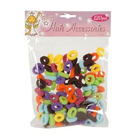 Princess - 5482 - Elastique de Cheveux Petit Assortiments - 120 Pi�ces