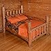 The Woods Premium Microfiber CAMO Sheet Set (Orange, Twin)