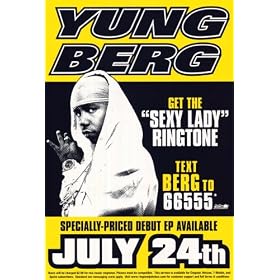 Yung Berg (Sexy Lady Ringtone) Music Poster Print - 24" X 36"