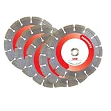 Buy 5 Pack MK Diamond 304D Premium Gold 7-Inch Dry Cutting Segmented Blade with 5... by MK Diamond