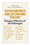 Econometrics and economic theory : essays in honour of Jan Tinbergen