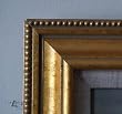 Custom Frame - Oustide Beading, Gold, 18 X 24 Inches