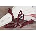 4 Red Metal Napkin Rings ~ Old World Style